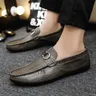 Mens Casual Shoes Fashion Mens Shoes Leather Mens Loafers Moccasin Shoes Mens Flat Shoes Mens