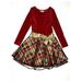 Bonnie Jean Special Occasion Dress: Burgundy Plaid Skirts & Dresses - New - Kids Girl's Size 14