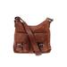 Spikes & Sparrow Leather Crossbody Bag: Brown Bags