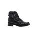 Blondo Boots: Black Print Shoes - Women's Size 7 - Round Toe