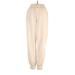 Sweatpants - High Rise: Ivory Activewear - Women's Size Small