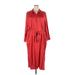 Old Navy Casual Dress - Shirtdress: Red Dresses - Women's Size 4X