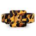 BeltBe Mini Square Buckle Belt - Caramel Leopard - Brown