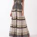 Ash & Eden Yulia Maxi Dress - Tiered Maxi Dress with Flutter Sleeves and Plunging V-Neckline - Grey