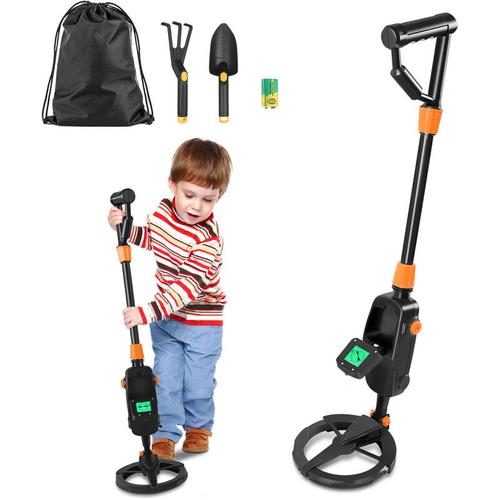 Metalldetektor Kinder, Leichter Metalldetektoren mit LCD-Anzeige & Präzisionsfunktion, inkl.