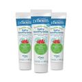 Dr. Brown s Fluoride-Free Baby Toothpaste Infant & Toddler Oral Care Strawberry 3-Pack 1.4oz/40g 0-3 years