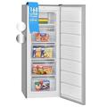 Bomann® Gefrierschrank | Tiefkühlschrank | Freezer | Nutzinhalt 168 Liter | wechselbarer Türanschlag | 4 Sterne Gefrierraum | GS 7340 inox