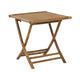 Table de jardin en bambou 70 x 70 cm