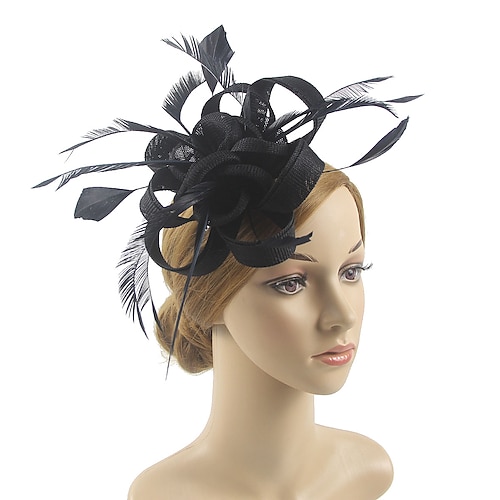 Elegant Derby Kopfschmuck Faszination Dame Kostüm Damen Karneval Party Derby Hochzeitsfeier Erwachsene Fascinator Frühling Sommer Image