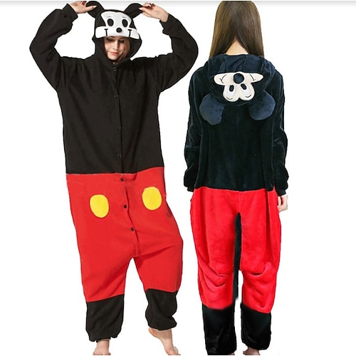 Karneval Cartoon Nachtwäsche Onesie-Kostüm Karnevalskostüm Cartoon Pyjamas-Einteiler Kigurumi-Pyjamas Lustiges Kostüm Für Erwachsene Männer und Frauen Karneval Karikatur Image