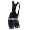 21Grams Damen Rennradhosen Radhose kurz mit Trägern Bib Shorts Radunterhose Radhose Fahhrad Kurze Hose Trägerhose MTB Mountain Rennrad Sport Graphic 3D-Pad Atmungsaktiv tragbar Weich Schwarz