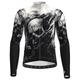 21Grams Men's Cycling Jacket Cycling Jersey Long Sleeve Bike Jacket Top with 3 Rear Pockets Mountain Bike MTB Road Bike Cycling Thermal Warm Warm Breathable Soft Black Yellow Pink Skull Sugar Skull