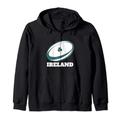 Irland Rugby Ball Kapuzenjacke