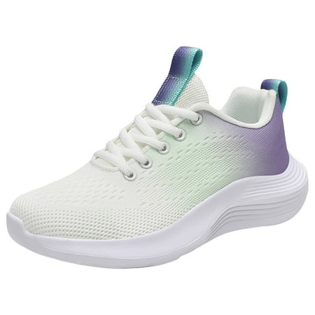 Sopiago Womens Walking Shoes Wide Shoes for Women Wide Walking Shoes Width Running Shoes Wide Tennis Gym Workout Athletic Sneakers for Women Purple 40