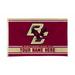 Rico Industries NCAA Boston College Eagles Personalized - Custom 3 x 5 Banner Flag - Made in The USA - Indoor or Outdoor DÃ©cor