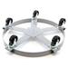 Drum Dolly 55 Gal 5 Wheel Swivel Casters Heavy Steel Frame Easy Roll 1250 Lbs