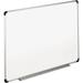 Dry Erase Board Melamine 72 X 48 White Black/Gray Aluminum/Plastic Frame