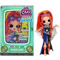 L.O.L. Surprise! OMG Dance Dance Dance Major Lady Fashion Doll with 15 Surprises Including Magic Black Light Shoes Hair Brush Doll Stand and TV Package - A Great Gift for Girls Ages 4+