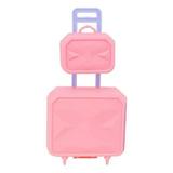 Doll Travel Luggage Toy Suitcase For 18 Inch American of Girl`s&43Cm Baby New Born Doll Furniture Girl`s Toy DIY 1/6 BJD Parts