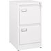 2-Drawer File Cabinet 16.3 Deep Vertical Filing Cabinet with Lock Metal File Cabinet for Home Office Anti-Tip 2 Storage Drawers for Letter/Legal/A4/F4 Size (Assemble Required White)
