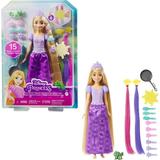 Mattel Disney Princess Toys Rapunzel Doll with Color-Change Hair Extensions and Hair-Styling Pieces Inspired by the Mattel Disney Movie Medium