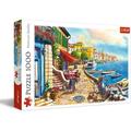 TREFL 1000 Piece Jigsaw Puzzle Sunny Embankment Coastal City Ocean Adult Puzzles Trefl 10527