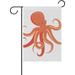 Hidove Red Octopus Seasonal Holiday Garden Yard House Flag Banner 28 x 40 inches Decorative Flag for Home Indoor Outdoor Decor