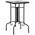 Andoer parcel Table Ceramic Iron Side Table And White Ceramic Stand Balcony Table Frame Patio Coffee Iron Frame Patio Table Patio Table 13.8 X Coffee Table Plant Ceramic Iron Frame