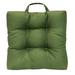 Tropical Outdoor Textured Printed Adirondack Cushion 20 x 20 in Green