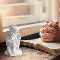 Weloille Praying Cherub Adorable Cherubs Statues Figurine Indoor Outdoor Home