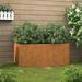 Irfora parcel Planter 24.4 x11.8 x11.4 Corten Plant Pot Corten Steel Planter Box Steel Patio Planter 24.4 X 11.8 Herbs Balcony Decor Vidaxl Planter Corten Patio Balcony 24.4 Flower Herbs