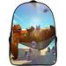 Relax Grizzy The Lemmings Laptop Backpack College School Travel Daypack 2 Compartment Basic Bag Shoulders Rucksack