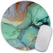 Modern Teal Marble Round Mouse pad Customized Mousepad Non-Slip Rubber Base Mouse Pads for Computers Laptop Office Desk Accessories Mouse pad