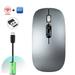 PRETXORVE 2.4GHz Wireless Bluetooth Mode Gaming Mouse Wireless Optical USB Gaming Mouse 1600DPI Rechargeable Mute Mice