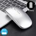 Slim Wireless Mouse 2.4GHz Optical Mice 1600DPI Gamer Office Quiet Mouse Ergonomic Design Mice With USB Receiver For PC Laptop 2.4Ghz-Sliver