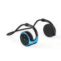 A23 Bluetooth headphones MP3 Player FM Radio 10H Bluetooth earphone comfortable bluetooth headset wireless headphones with mic Blue