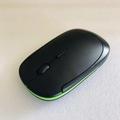 Ultra-thin Mouse 2.4Ghz Mini Wireless Optical Gaming Mouse Mice& USB Receiver Wireless Computer Mouse For PC Laptop 3500 Glossy black