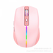 Wireless Mouse Mouse 2.4G Wireless Portable Optical Mouse with USB Nano Receiver (Pink)