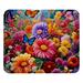 Square Mouse Pad Daisy Ladybug Personalized Premium-Textured Custom Mouse Mat Washable Mousepad Non-Slip Rubber Base Computer Mouse Pads for Wireless Mouse