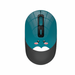 2.4ghz Wireless Mouse Cute Little Silent Mouse Portable Mini Optical Mouse (bluetooth Dual-mode Charging Expression Green)