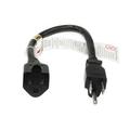 SF Cable NEMA 5-15P to NEMA 5-15R Outlet Saver Power Cord 1 feet - 16 AWG