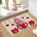 Valentines Day Door Mat Valentine Hearts Gnomes Indoor Outdoor Non-Slip Valentine Doormat Entryway Front Porch Valentine s Day Welcome Mat for Entrance Decor(15.7*23.6) Door Mat Outside Entrance