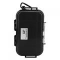 Waterproof Dry Box Protective Case Outdoor Survival Shockproof Waterproof Storage Case Airtight Carry Box Container for Tackle Organization Of Cameras Phones Hiking Water Sports[Black]