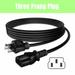 CJP-Geek 6ft UL AC Power Cord Cable Compatible for DJX900USB DJX750 5-Channel Pro DJ Mixer