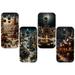 Designed for iPhone 15 Pro Max Case 4 Pack Christmas Night Shockproof Phone Cases TPU Soft Shell