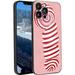 Whimsical-candy-cane-stripes-0 phone case for iPhone 13 Pro for Women Men Gifts Whimsical-candy-cane-stripes-0 Pattern Soft silicone Style Shockproof Case