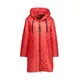 Creenstone, Coats, female, Red, XL, Lightweight Red Quilted Hooded Spring Jacket