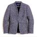 J. Crew Jackets & Coats | J. Crew 2019 Going-Out Open Front Blazer Blue Pink Confetti Tweed Jacket | Color: Blue/Pink | Size: 2