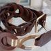 Michael Kors Accessories | Michael Kors Leather Belt | Color: Brown/Gold | Size: 34,35,36,37,38