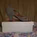 Nine West Shoes | Nib Nine West Heels - Leather Suede | Color: Gray | Size: 10